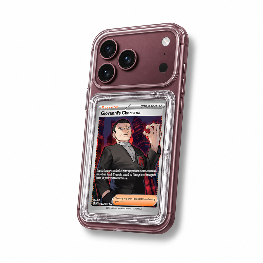 iPhone 18 Pro Max Hülle mit Sammelkarten-Fenster – MINTCASED