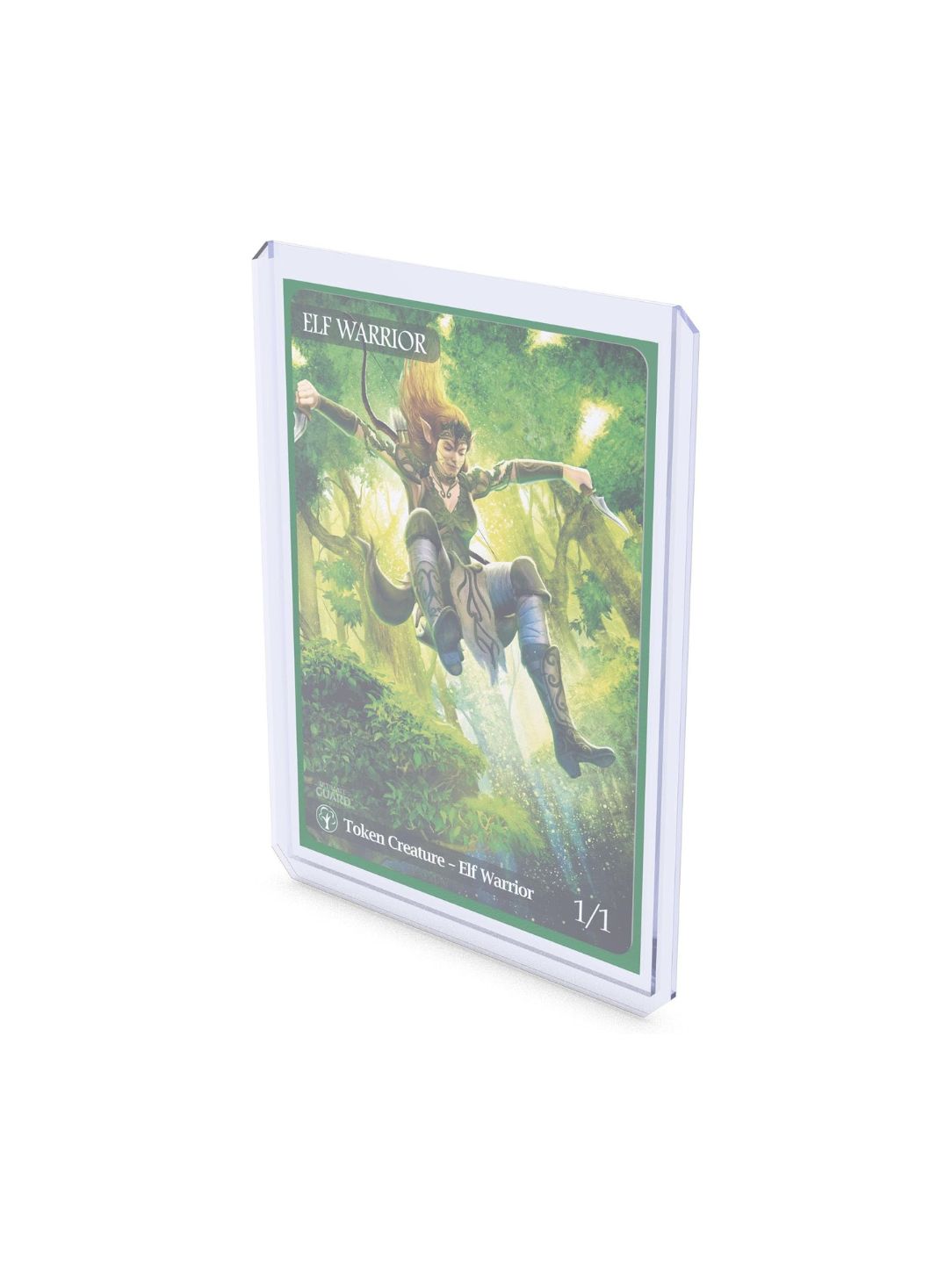 Trading card protected in a clear rigid toploader – MINTCASED